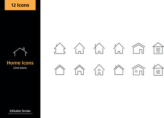 Home icons, House icons, vector icons, vector, vector design, home symbols, real estate icons, 