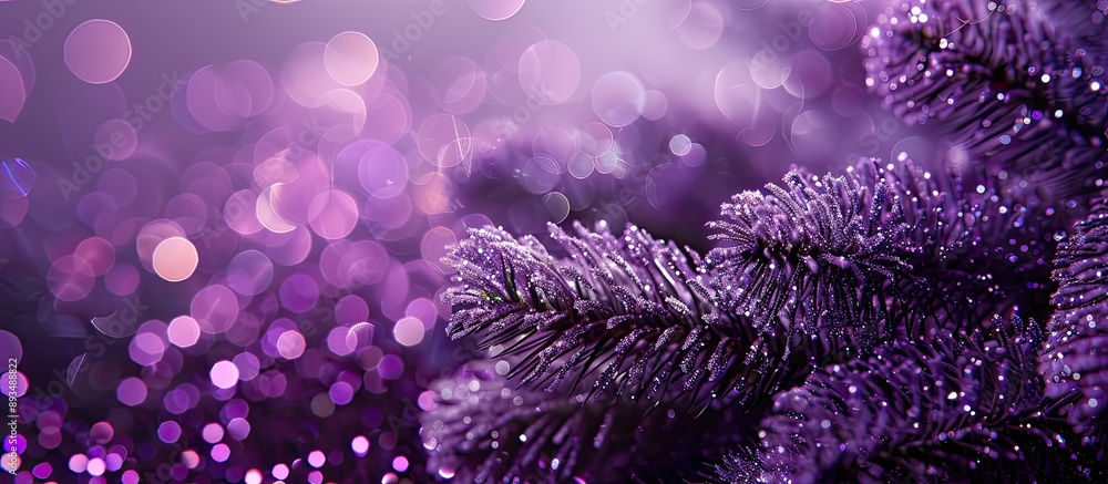 Aufkleber abstract christmas background with purple glitter texture and copy space image