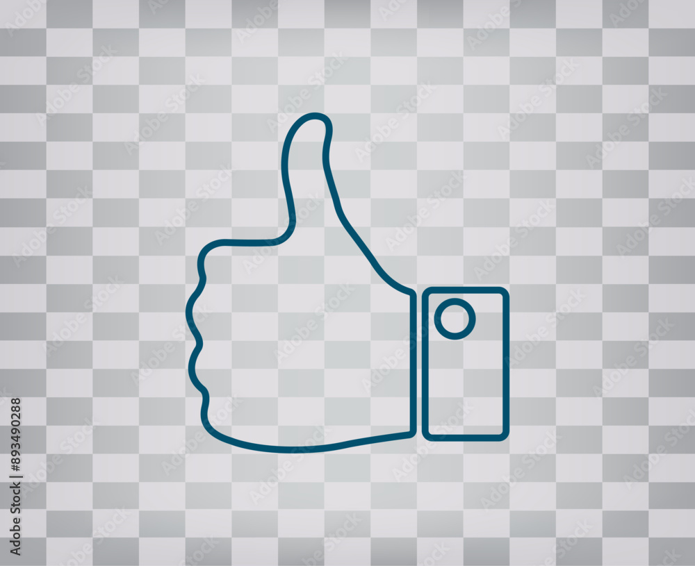 Poster vector icon on gray background with gradient