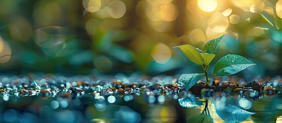 Achieve financial independence through smart money management and investments symbolized by a copy space image