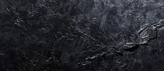 Obraz premium Background of a black art paper texture sheet with copy space image