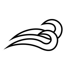 Swoosh icon template