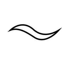 Obraz premium Swoosh icon template