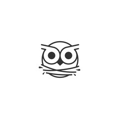 Creative owl nest for app, brand, business, design, icon, identity, illustration, logo, web, vector, creative, bird, owl, nest, nature, animal, cute, wildlife, mascot, graphic, head, wonderful, pretty