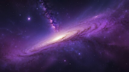 Fototapeta premium purple starfield galaxy abstract background design