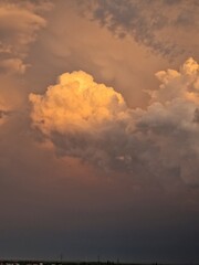 clouds in the sky