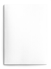 Blank White Greeting Card Front View 5x7in