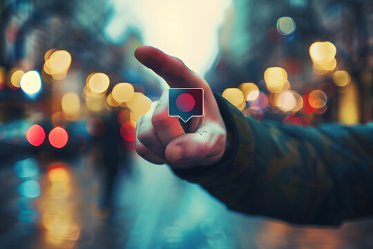 holding pointer icon