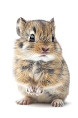 Fototapeta premium Adorable baby hamster close-up