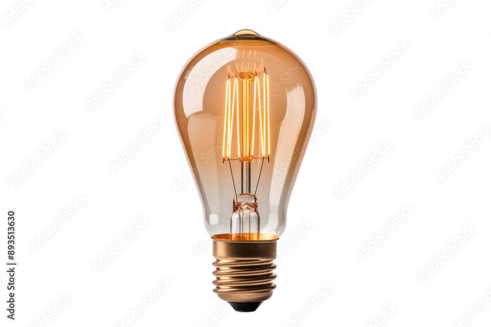 Poster smart light bulb with a unique shape, such as a globe or a flame, creating a mesmerizing lighting ef