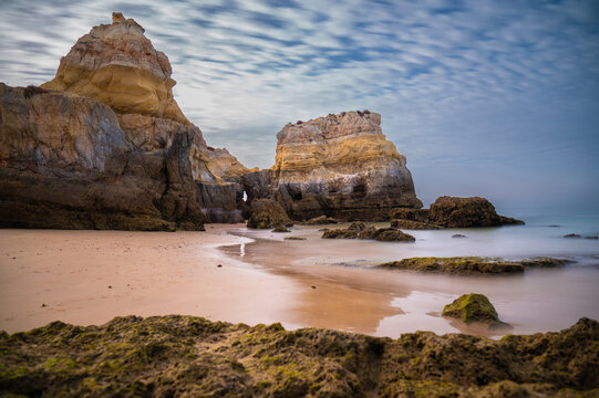 Praia dos Tr&ecirc;s Castelos in Portim&atilde;o, Algarve, Portugal