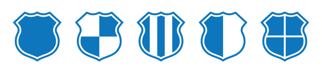 Shield icons set. Protect shield Icon, vector illustration