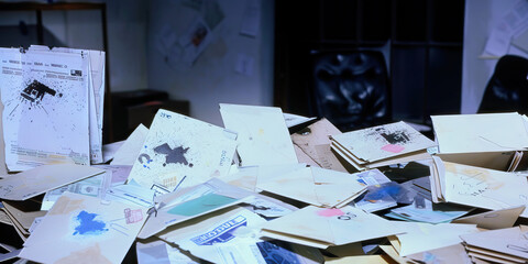 Choice Changes Everything: A pile of discarded campaign pamphlets and empty voter registration envelopes, symbolizing the impact of individual choices