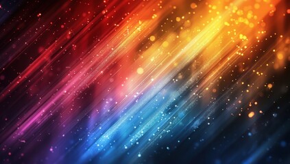 Obraz premium Abstract Background with Diagonal Lines and Glowing Lights