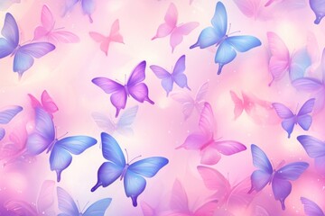 Fototapeta premium Butterfly background pattern backgrounds purple.