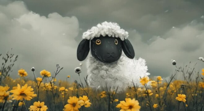 sheep in the field