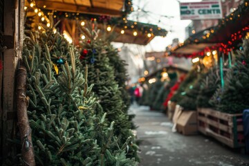 Discover the best Christmas tree market for festive holiday cheer and decorations.