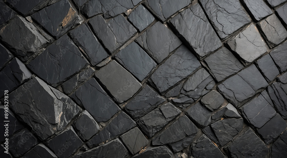 Poster slate stone texture background with a rugged and uneven surface
