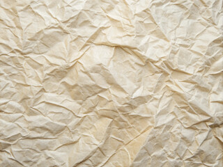 Obraz premium crumpled paper texture, White Paper texture background, kraft paper horizontal with Unique design of paper, Soft natural paper style For aesthetic creative design