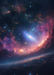 background with stars