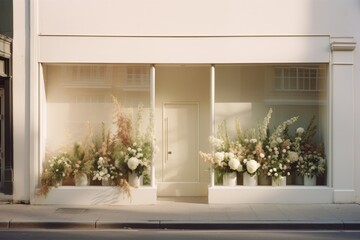Fototapeta premium A florist shop flower plant white.