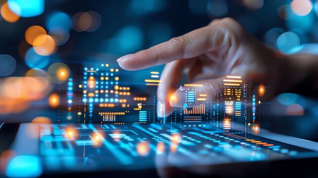 Industry News Curation with curated articles and glowing headlines