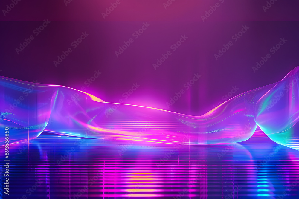 Canvas Prints abstract neon metaverse gradient background