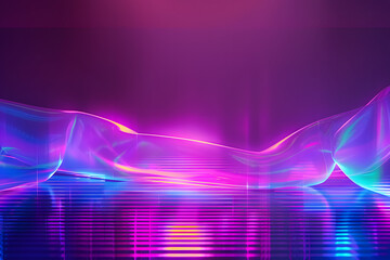 Abstract neon metaverse gradient background