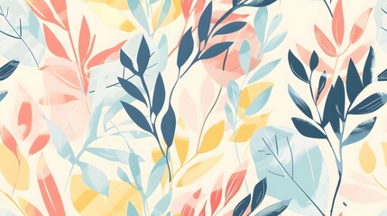 
A collection of image resources featuring simple, minimalistic paintings of various plants. Each image showcases a single plant, emphasizing clean lines and bold, vibrant color for a modern aesthetic