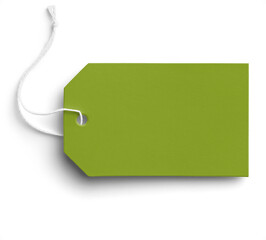 Green Gift Label