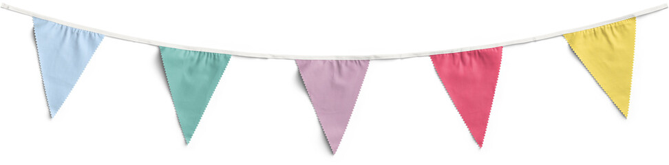 Multicolor Triangle Flags Party Decoration