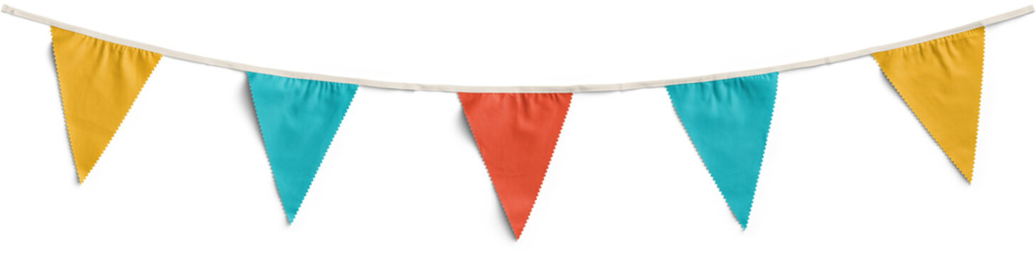 Multicolor Triangular Bunting Party Decoration