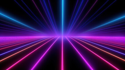 Obraz premium Neon Light Lines