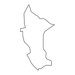 Anse Royale district map, administrative division of Seychelles. Vector illustration.