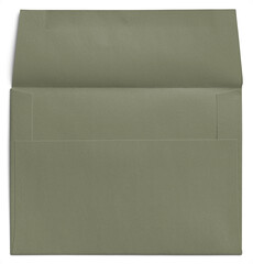 Open Sage Paper Envelope