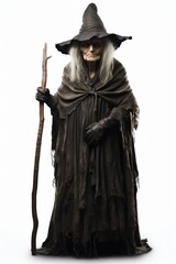 Fototapeta premium Older witch portrait costume adult.