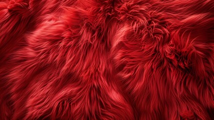 Background and texture of natural red fur animal