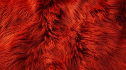 Naklejka premium Background and texture of natural red fur animal