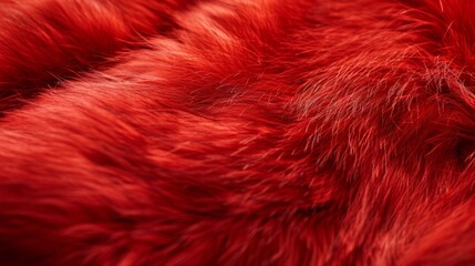 Background and texture of natural red fur animal