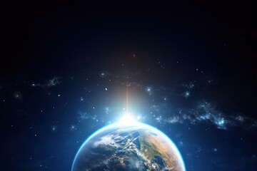 Naklejka premium Earth planet space astronomy. .