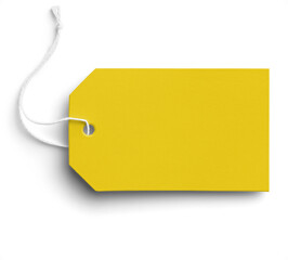 Yellow Gift Label