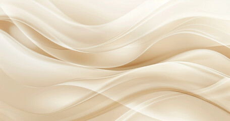 Obraz premium Abstract beige background with soft waves and light lines for an elegant design