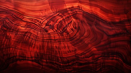 Luxurious Cherry Wood Texture with Rich Reddish Tones and Intricate Grain Patterns, High-Resolution Elegance in Watercolor Style on Wooden Background