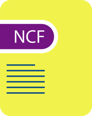 NCF  File icon deep and minimal