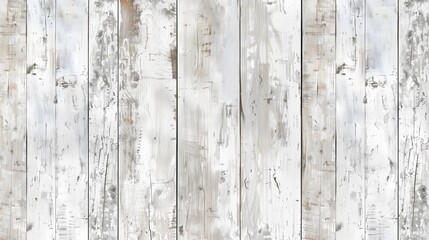 Serene Watercolor Whitewashed Wooden Planks Texture with Rustic Shabby Chic Vibes
