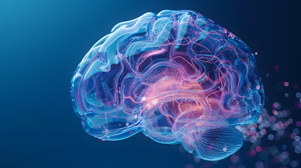 3D model of the brain that can be seen inside. Perhaps in the future medical laboratories will have technological advances that will be able to treat many types of diseases. Do it more efficiently.