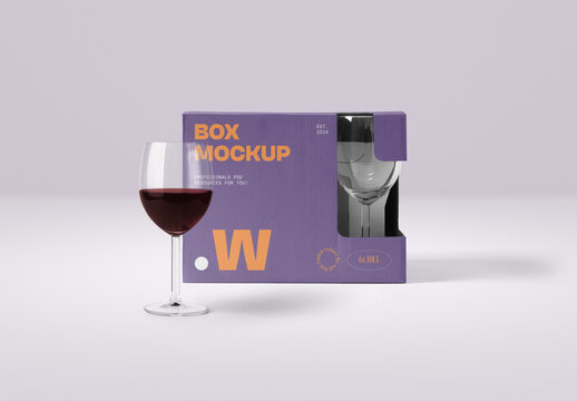 Luxury Wine Box Mockup