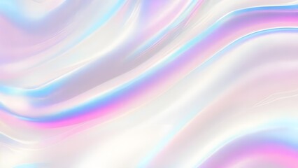 Obraz premium Holographic background light refraction texture overlay effect for photo and mockups. Organic drop diagonal holographic flare on a white wall. Shadows for natural light effects. Blurred rainbow light 