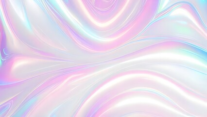 Obraz premium Holographic background light refraction texture overlay effect for photo and mockups. Organic drop diagonal holographic flare on a white wall. Shadows for natural light effects. Blurred rainbow light 
