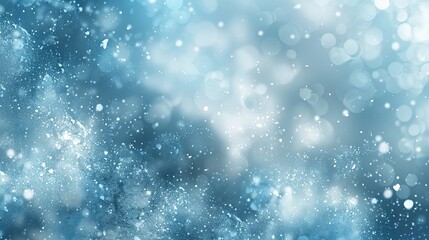 Fototapeta premium Cool background with icy blues silvers soft blurred lights